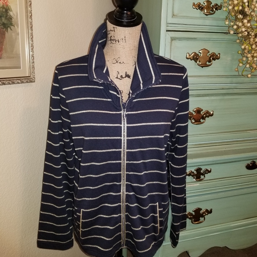 ♦️Onque Casuals Striped Jacket